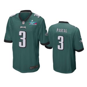 Zach Pascal Philadelphia Eagles Midnight Green Super Bowl LVII Game Jersey