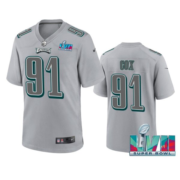 Fletcher Cox Philadelphia Eagles Gray Super Bowl LVII Atmosphere Jersey