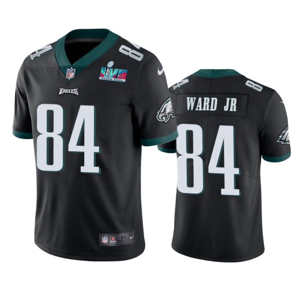 Greg Ward Jr. Philadelphia Eagles Black Super Bowl LVII Vapor Limited Jersey