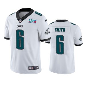 DeVonta Smith Philadelphia Eagles White Super Bowl LVII Vapor Limited Jersey