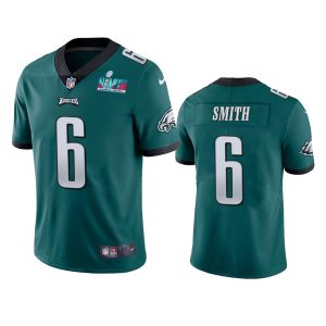 DeVonta Smith Philadelphia Eagles Green Super Bowl LVII Vapor Limited Jersey