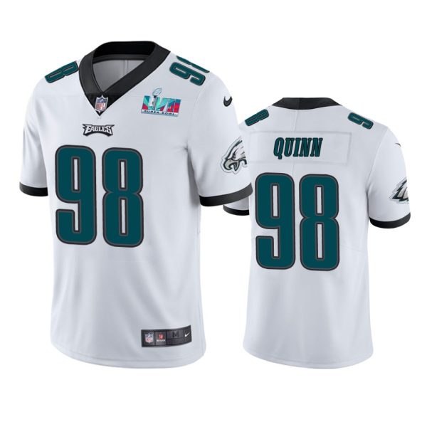 Robert Quinn Philadelphia Eagles White Super Bowl LVII Vapor Limited Jersey