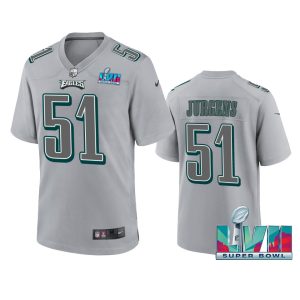 Cam Jurgens Philadelphia Eagles Gray Super Bowl LVII Atmosphere Jersey