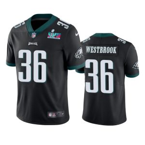 Brian Westbrook Philadelphia Eagles Black Super Bowl LVII Vapor Limited Jersey