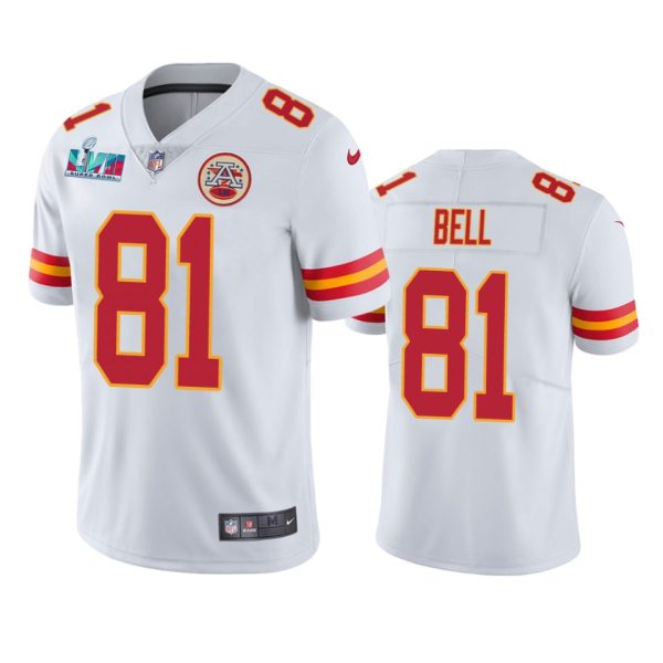 Blake Bell Kansas City Chiefs White Super Bowl LVII Vapor Limited Jersey