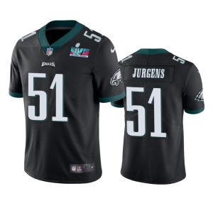 Cam Jurgens Philadelphia Eagles Black Super Bowl LVII Vapor Limited Jersey