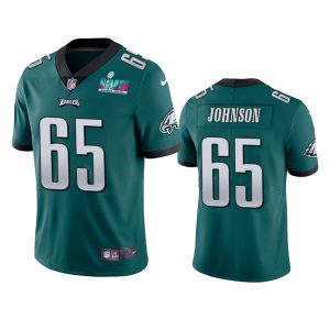 Lane Johnson Philadelphia Eagles Green Super Bowl LVII Vapor Limited Jersey