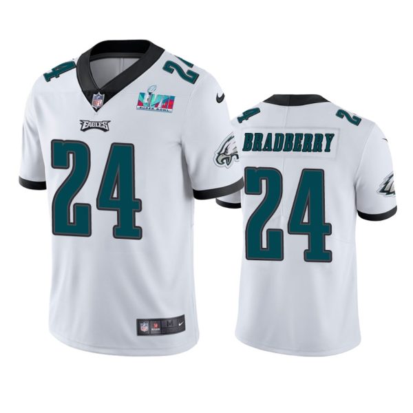 James Bradberry Philadelphia Eagles White Super Bowl LVII Vapor Limited Jersey