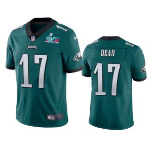 Nakobe Dean Philadelphia Eagles Green Super Bowl LVII Vapor Limited Jersey