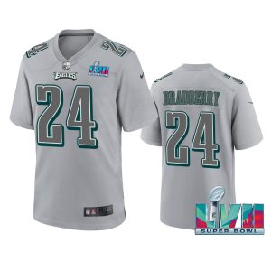 James Bradberry Philadelphia Eagles Gray Super Bowl LVII Atmosphere Jersey