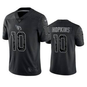 DeAndre Hopkins Arizona Cardinals Black Reflective Limited Jersey