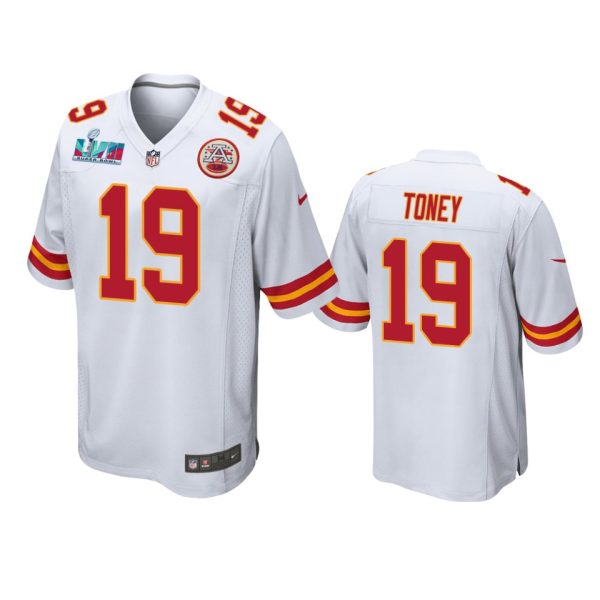 Kadarius Toney Kansas City Chiefs White Super Bowl LVII Game Jersey