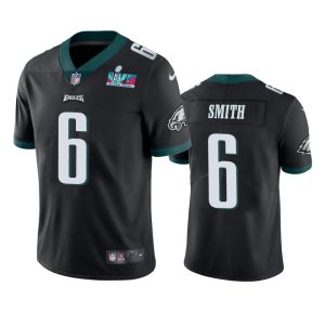 DeVonta Smith Philadelphia Eagles Black Super Bowl LVII Vapor Limited Jersey