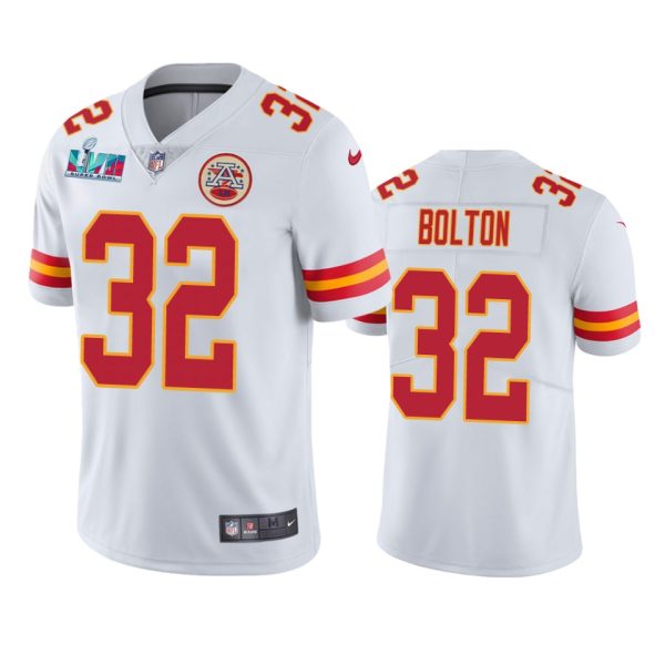 Nick Bolton Kansas City Chiefs White Super Bowl LVII Vapor Limited Jersey