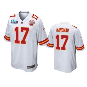 Mecole Hardman Kansas City Chiefs White Super Bowl LVII Game Jersey