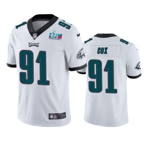 Fletcher Cox Philadelphia Eagles White Super Bowl LVII Vapor Limited Jersey