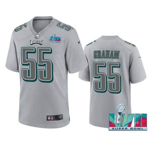 Brandon Graham Philadelphia Eagles Gray Super Bowl LVII Atmosphere Jersey