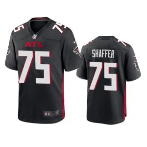 Justin Shaffer Atlanta Falcons Black Game Jersey