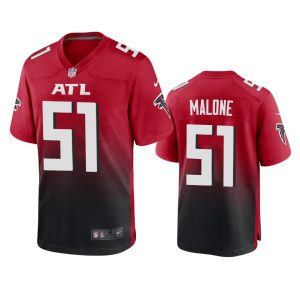 DeAngelo Malone Atlanta Falcons Red Game Jersey