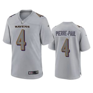 Jason Pierre-Paul Baltimore Ravens Gray Atmosphere Fashion Game Jersey