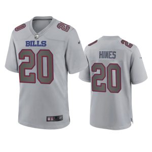 Nyheim Hines Buffalo Bills Gray Atmosphere Fashion Game Jersey