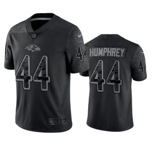 Marlon Humphrey Baltimore Ravens Black Reflective Limited Jersey