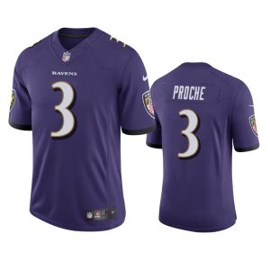 James Proche Baltimore Ravens Purple Vapor Limited Jersey - Men's