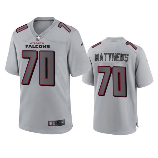 Jake Matthews Atlanta Falcons Gray Atmosphere Fashion Game Jersey