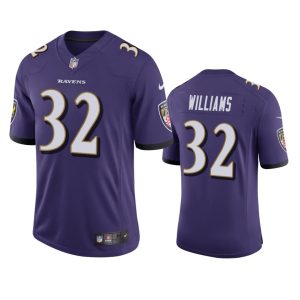 Marcus Williams Baltimore Ravens Purple Vapor Limited Jersey - Men's