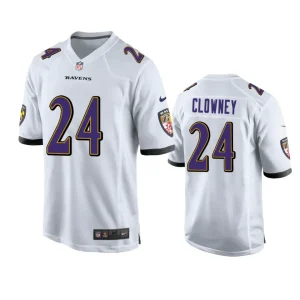 Jadeveon Clowney Baltimore Ravens White Game Jersey