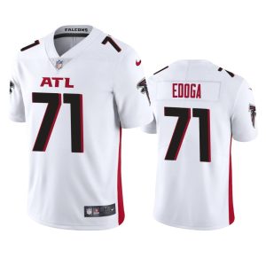 Chuma Edoga Atlanta Falcons White Vapor Limited Jersey