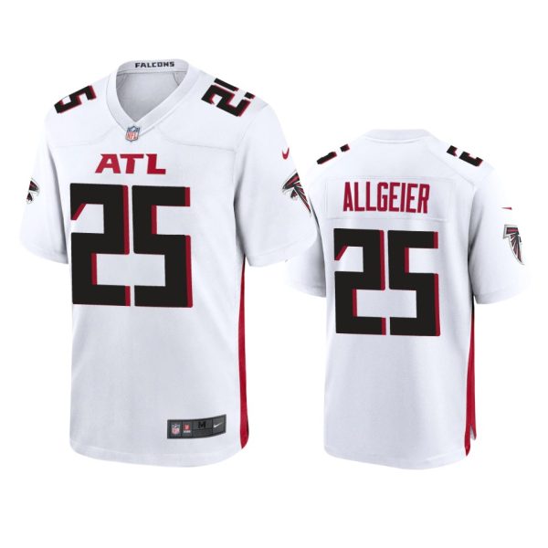 Tyler Allgeier Atlanta Falcons White Game Jersey