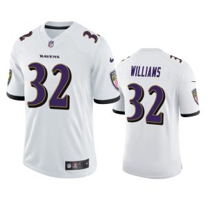 Marcus Williams Baltimore Ravens White Vapor Limited Jersey - Men's