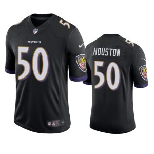 Justin Houston Baltimore Ravens Black Vapor Limited Jersey