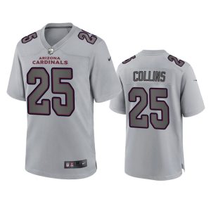 Zaven Collins Arizona Cardinals Gray Atmosphere Fashion Game Jersey