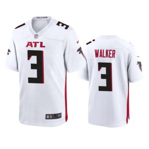 Mykal Walker Atlanta Falcons White Game Jersey