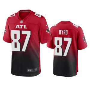 Damiere Byrd Atlanta Falcons Red Game Jersey