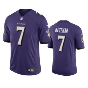 Rashod Bateman Baltimore Ravens Purple Vapor Limited Jersey - Men's