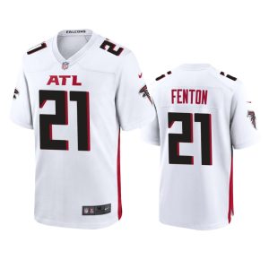 Rashad Fenton Atlanta Falcons White Game Jersey