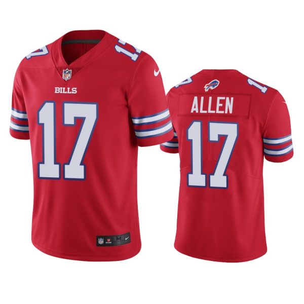 Josh Allen Buffalo Bills Red Vapor Limited Jersey