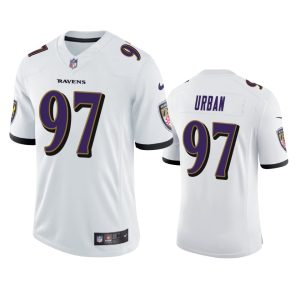 Brent Urban Baltimore Ravens White Vapor Limited Jersey - Men's