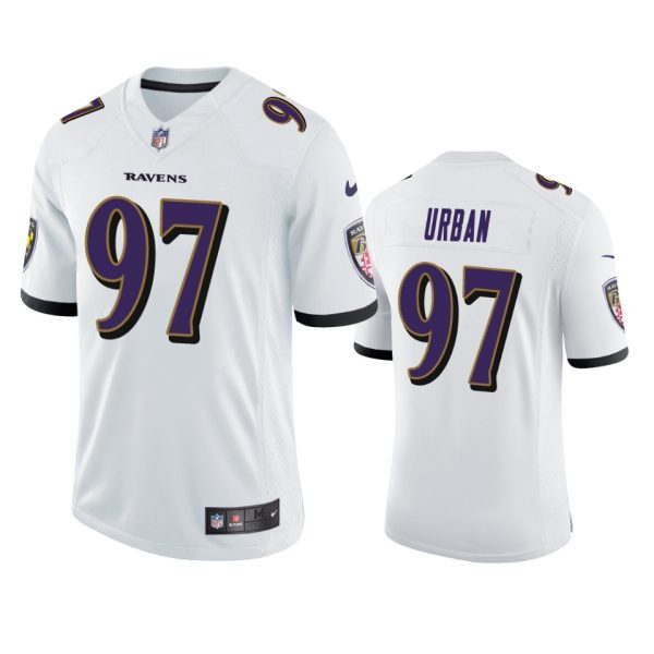 Brent Urban Baltimore Ravens White Vapor Limited Jersey - Men's