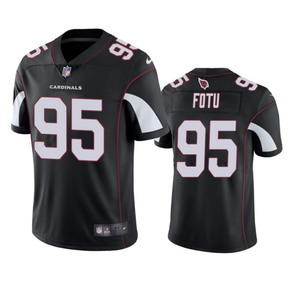 Leki Fotu Arizona Cardinals Black Vapor Limited Jersey