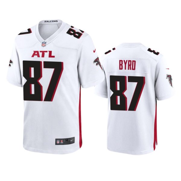 Damiere Byrd Atlanta Falcons White Game Jersey