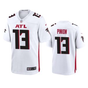 Bradley Pinion Atlanta Falcons White Game Jersey
