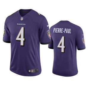 Jason Pierre-Paul Baltimore Ravens Purple Vapor Limited Jersey