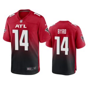 Damiere Byrd Atlanta Falcons Red Game Jersey