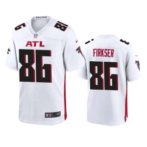 Anthony Firkser Atlanta Falcons White Game Jersey