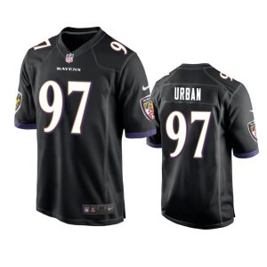 Brent Urban Baltimore Ravens Black Game Jersey