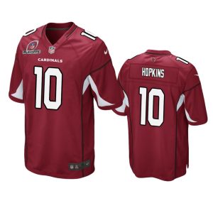 DeAndre Hopkins Arizona Cardinals Cardinal 2021 NFL Playoffs Patch Jersey